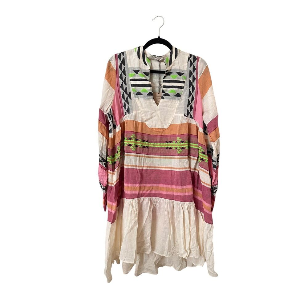 DEVOTION TWINS Patterned Boho Summer Dress Small NEW NWT - Picture 2 of 5